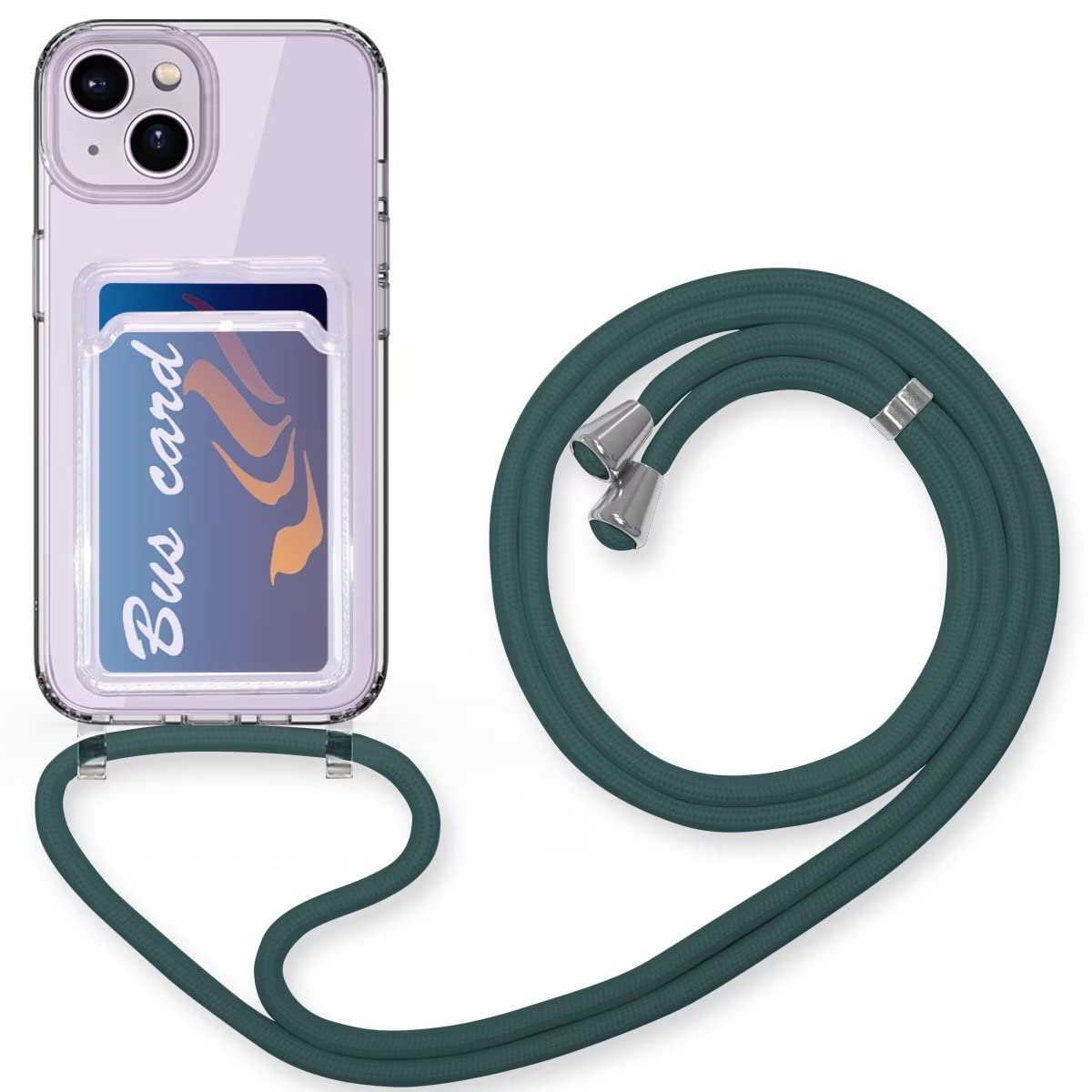 Coiwxmoi Cover per iPhone 12 Pro Max con Cordino, Custodia Doux Silicone con Regolabile Collana Ultra Sottile Antiurto AntiGraffio Protettiva Case con Laccio Tracolla per iPhone 12 Pro Max 6,7, Cachi