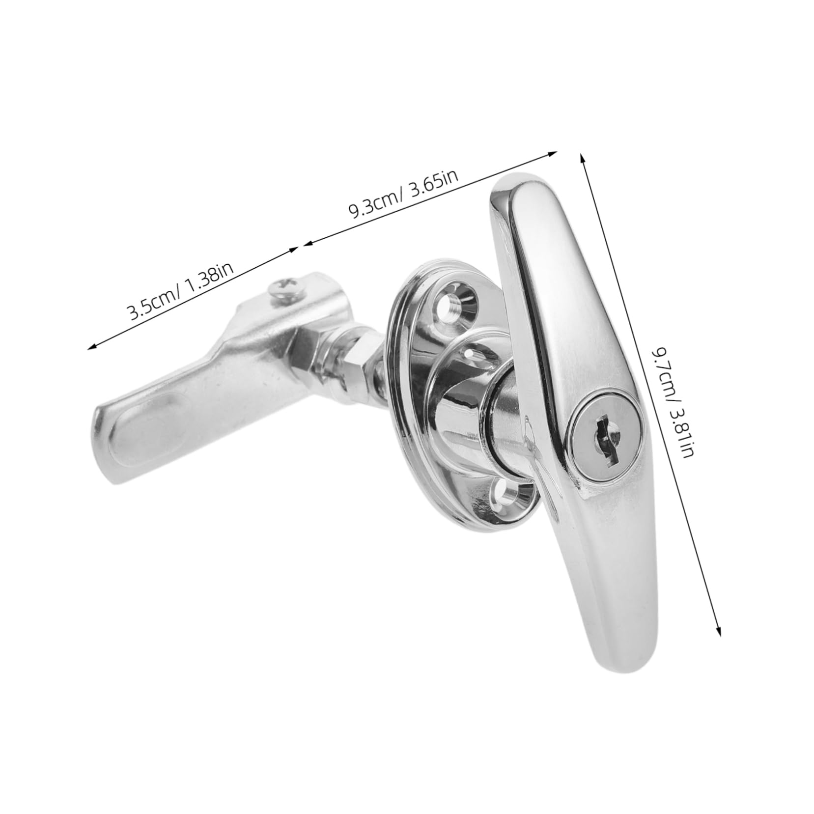 Lot De 5 Serrures De Rechange En Alliage De Zinc Pour Armoire Boîte Aux Lettres À Clé