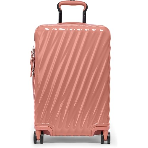 TUMI - 19 Degree International Expandable 4 Wheeled Carry-On - Hard Shell Suitcase - 21.8" X 14.0" X 9.0" - Pink Clay