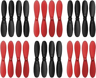 PUOO Accessory 24PCS Propeller for HS190 HS190W 901HS 901S 901H X300C LF606 SG800 E61HW S9 Mini Quadcopter Remote Control Drone