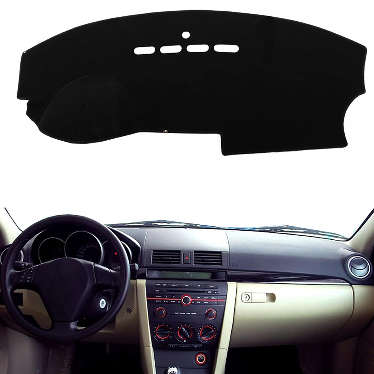 Protector de salpicadero para Mazda 3 M3 BK 2004-2008 tapizado interior premium LHD 7