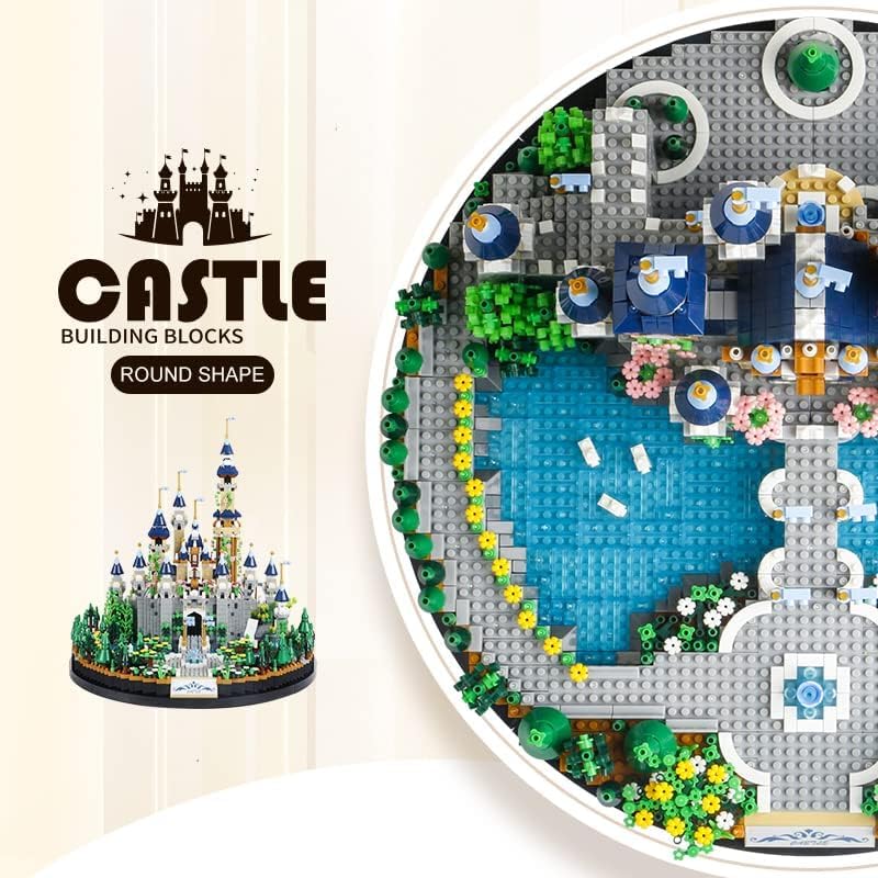 Miniatura 4 de SAMYBLOCKS Juego de 3600 bloques de construcción de castillo, ideales creativos, bloques de construcción de palacio de ensueño, el mejor regalo de