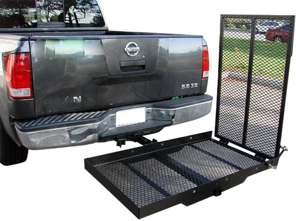 Car Mobility Rack Heavy Duty Steel Mobility Wheelchair Carrier Rack For Easy Loading ...
