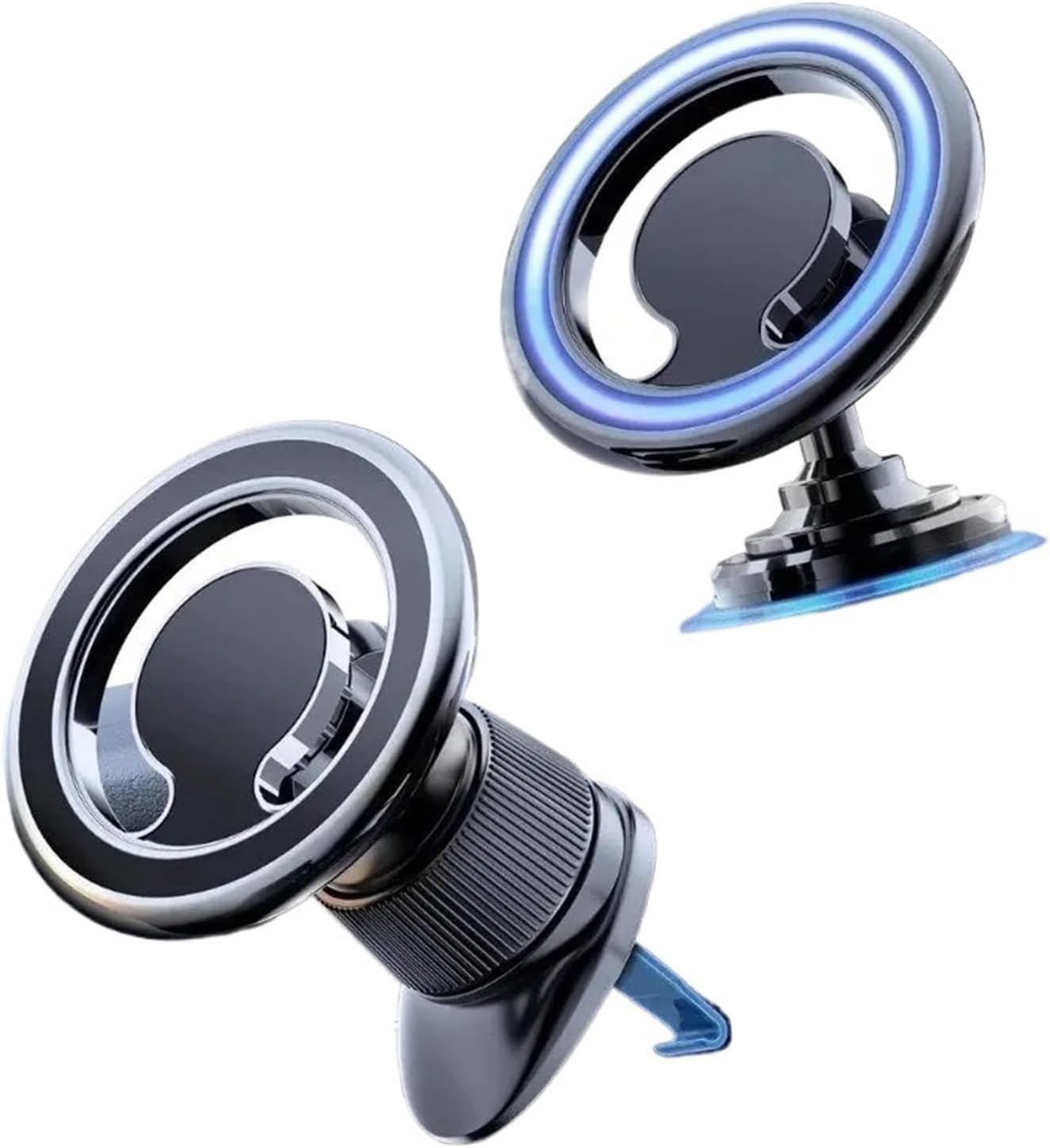 Magnetic Car Holder Stand Fit for Samsung Fit for Xiaomi Redmi Magnet Car Mount Support GPS Bracket(Air Vent Black)