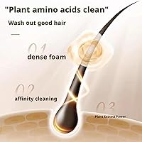 Vista 5 de Barra de champú chino a base de hierbas con jengibre Salvia Miltiorrhiz, cuero cabelludo de ginseng que pica el cabello para el cuidado de la caspa