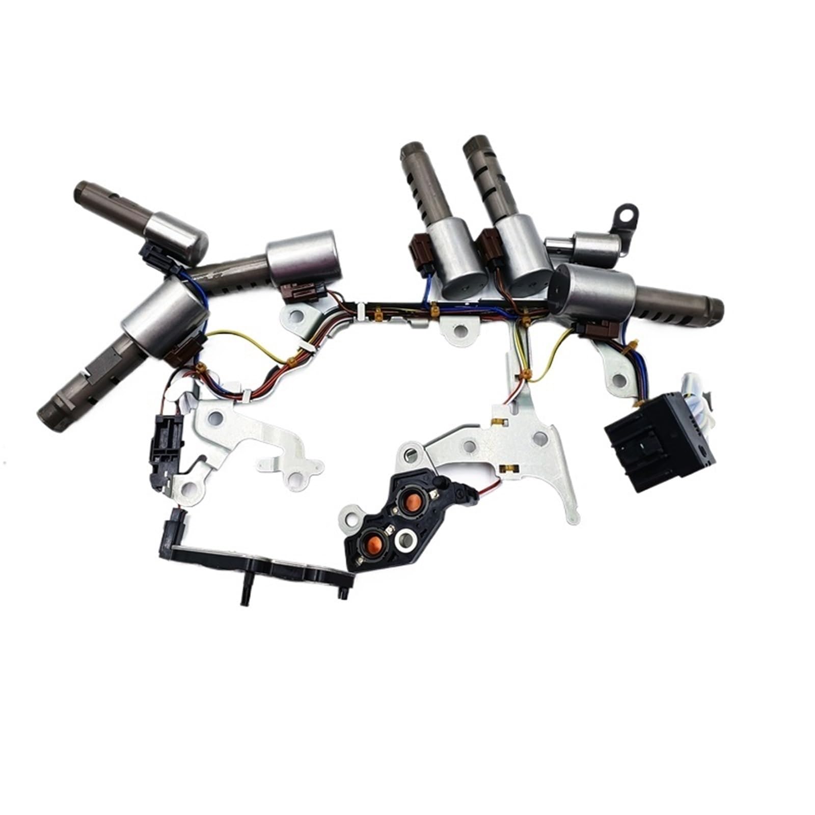 FW6AEL Transmission Solenoid Valve with Wire Harness Pressure Switch Fit for Mazda 238740A Transmission Valve Body Solenoid Gearbox Valve BOD