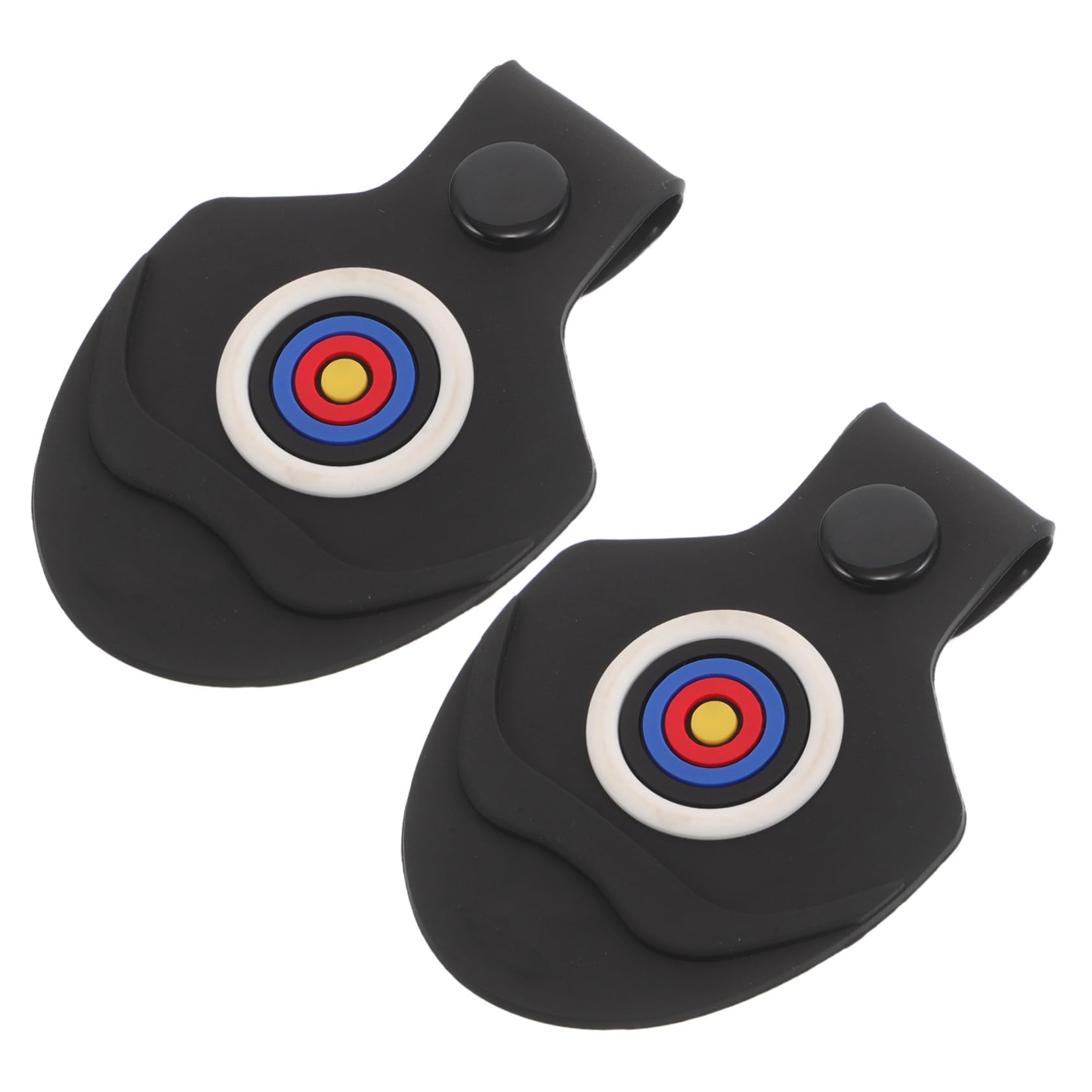 BELLIFFY 2pcs Protective Limb Foot Pads for Bow Limbs with Wear Resistance and Versatile Compatibility for Outdoor Archery and Training Sessions