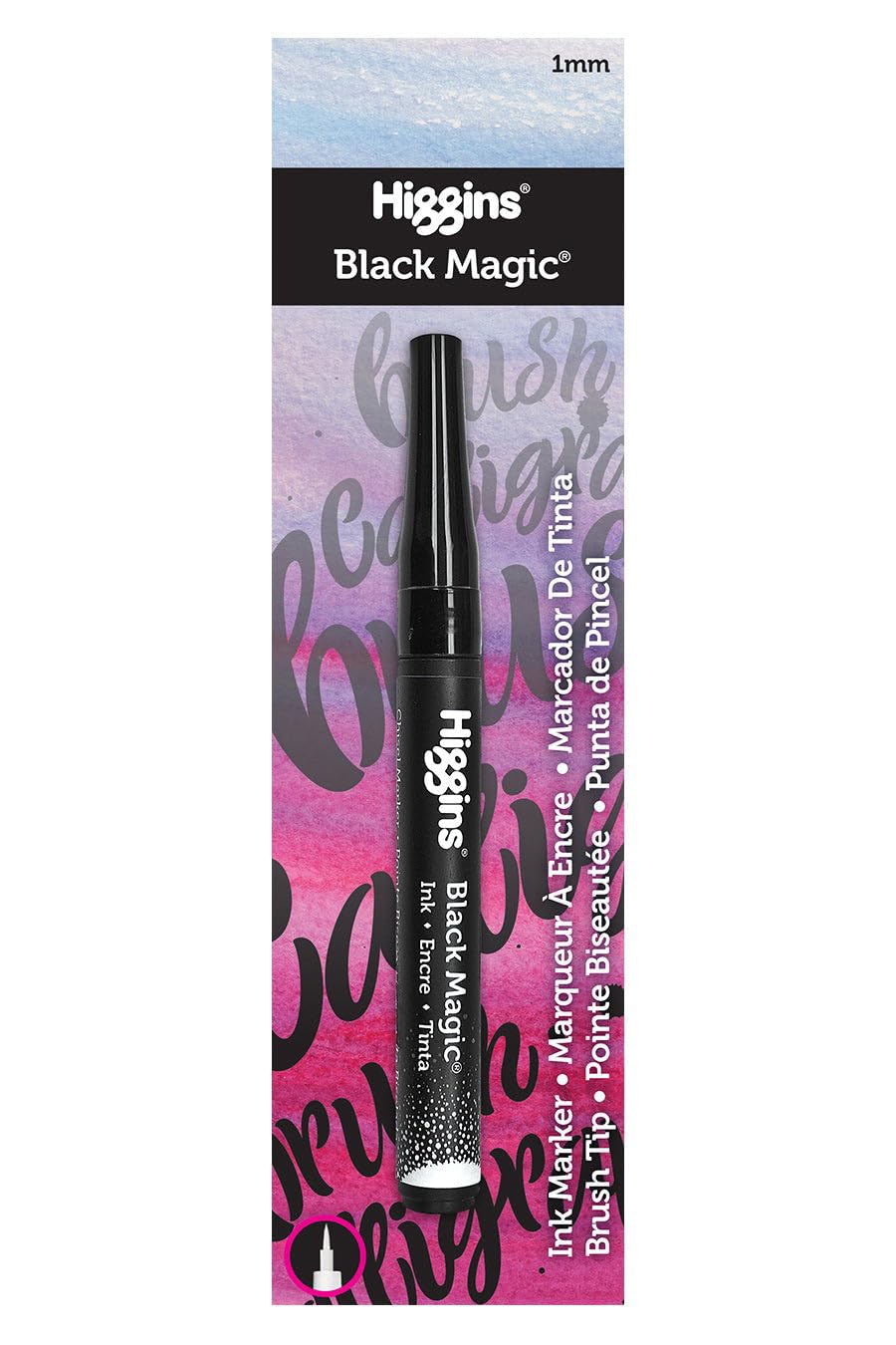 Amazon.com : Higgins Black Magic Softliner Pump Marker, Brush Nib