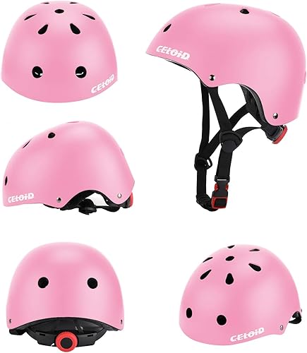 Miniatura 19 de Casco de bicicleta para niños, cascos de patineta para niños de 2 a 3 a 5 a 8 a 14 años, ajustable, multideporte, bicicleta, patinaje, fútbol, Negro