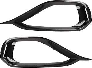 A Pair Front Fog Light Trim Cover Bumper Bezel Driver Passenger Side Left Right Fit For BMW 428i 428i xDrive 435i 435i xDrive F32 F33 F36 2014-2016 Replaces 51117294839 51117294840