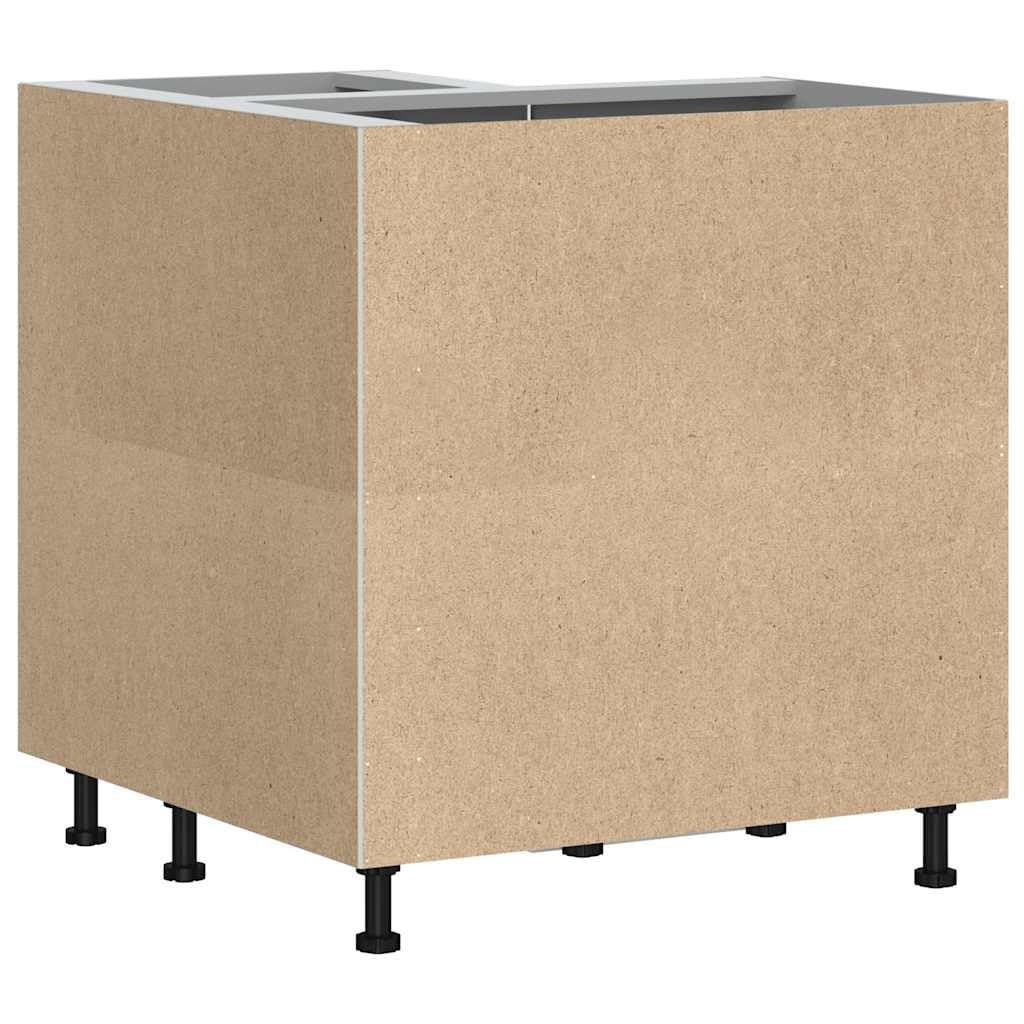 vidaXL Base ad Angolo Cucina Porto Grigio Sonoma in Legno Multistrato, Mobile Base angolare, unità Base angolare Cucina, Armadio Inferiore angolare