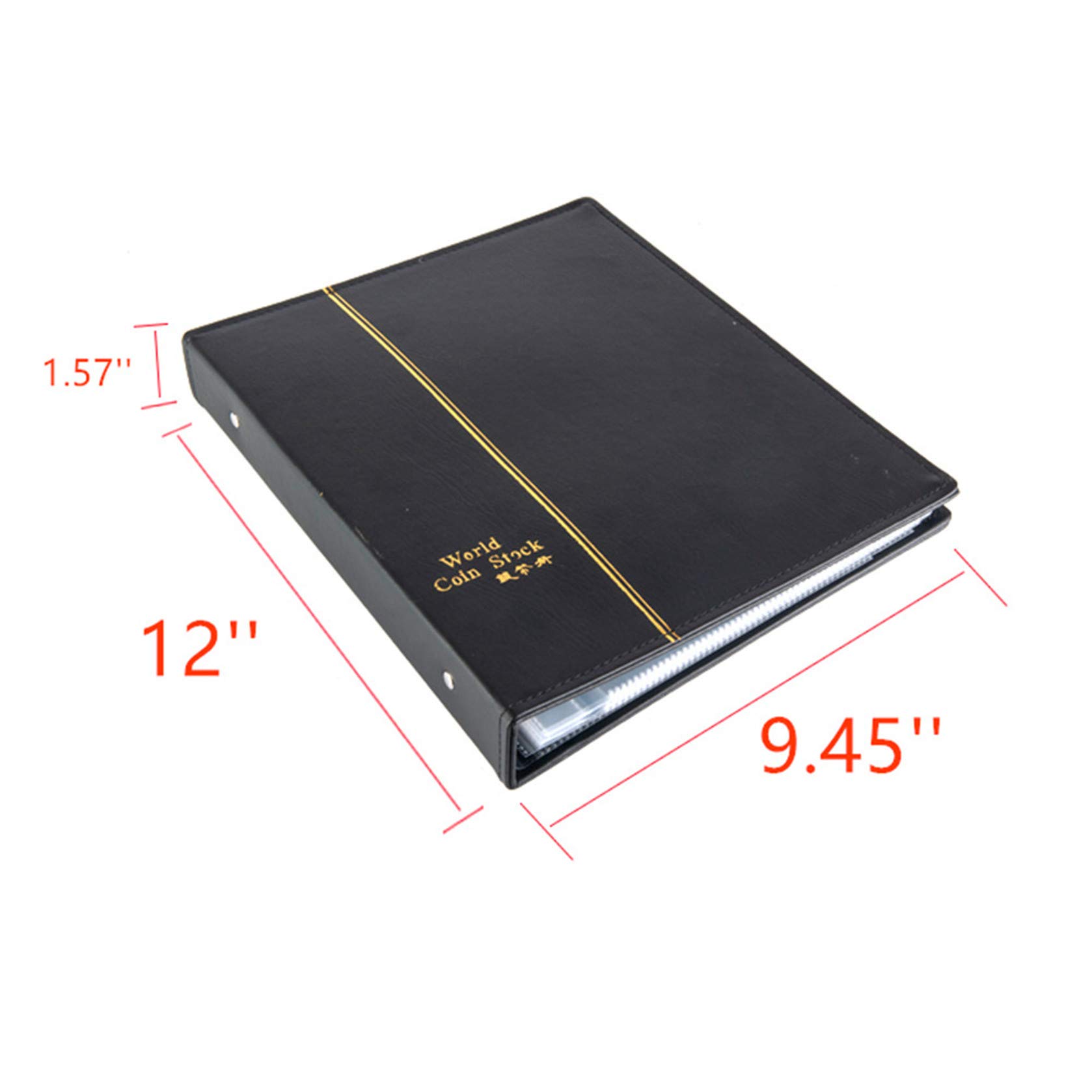 Amazon.com: Meightai Leather 240-Pocket Paper Money Currency