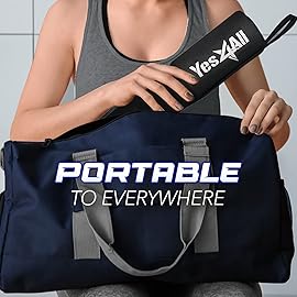 Yes4All Ergonomic Foam Bar Pad, Olympic Barbell Squat & Neck Pad for Squats, Hip Thrusts & Weight Lifting Bar