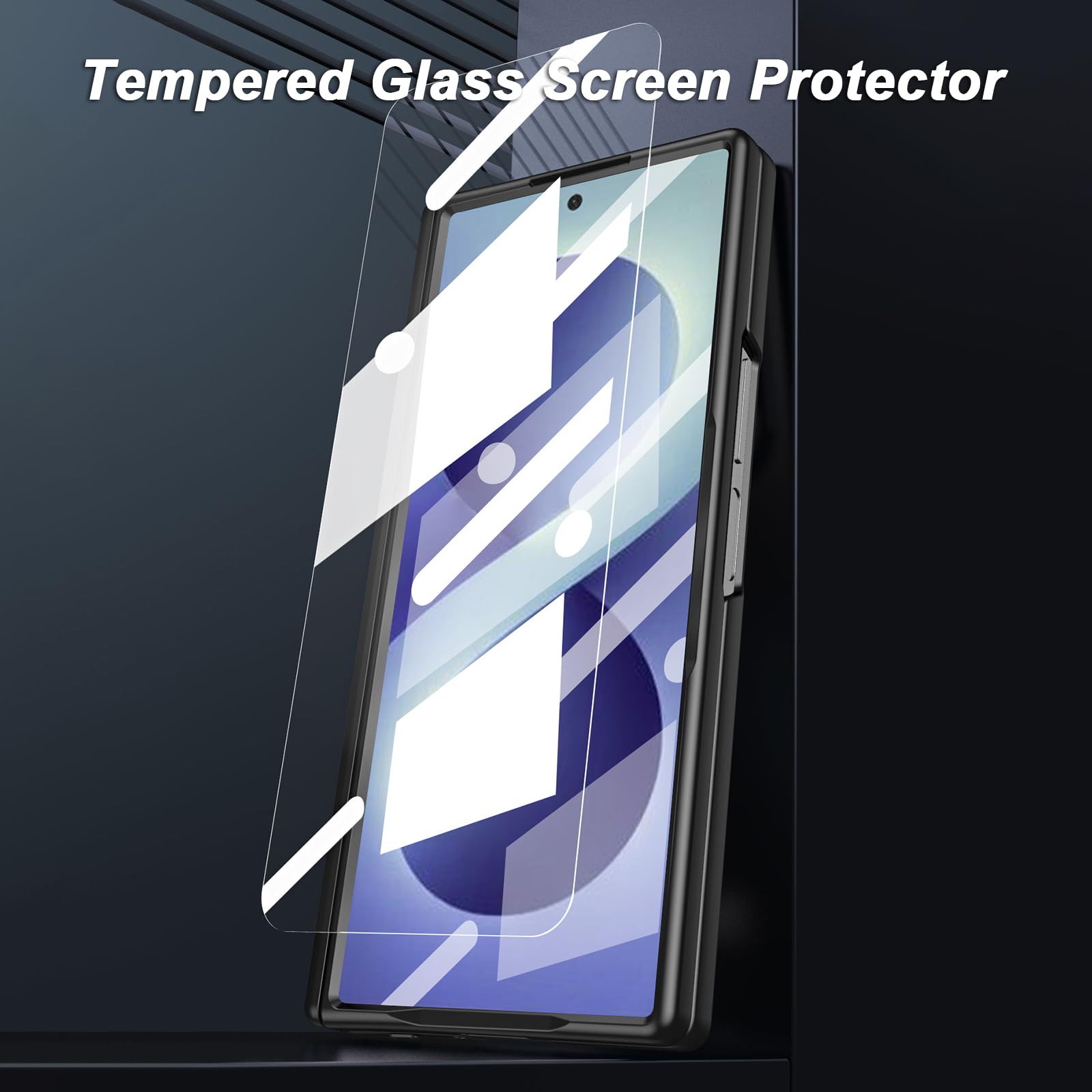 Galvanik Hülle für Samsung Galaxy Z Fold 8 Ultra, Hart PC Gefrostet