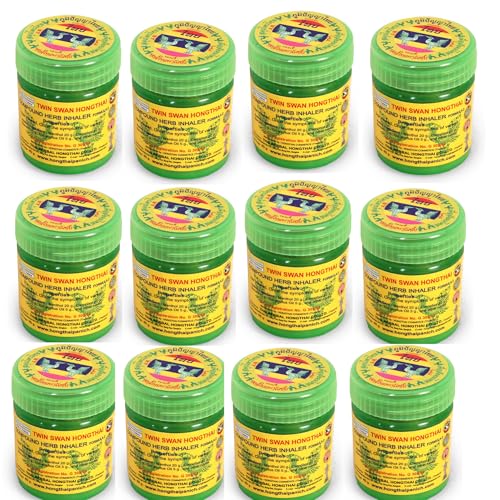 Image of Hong Thai Herb Inhaler Traditional Thailand Herbal Inhalant (Pack of 12)
