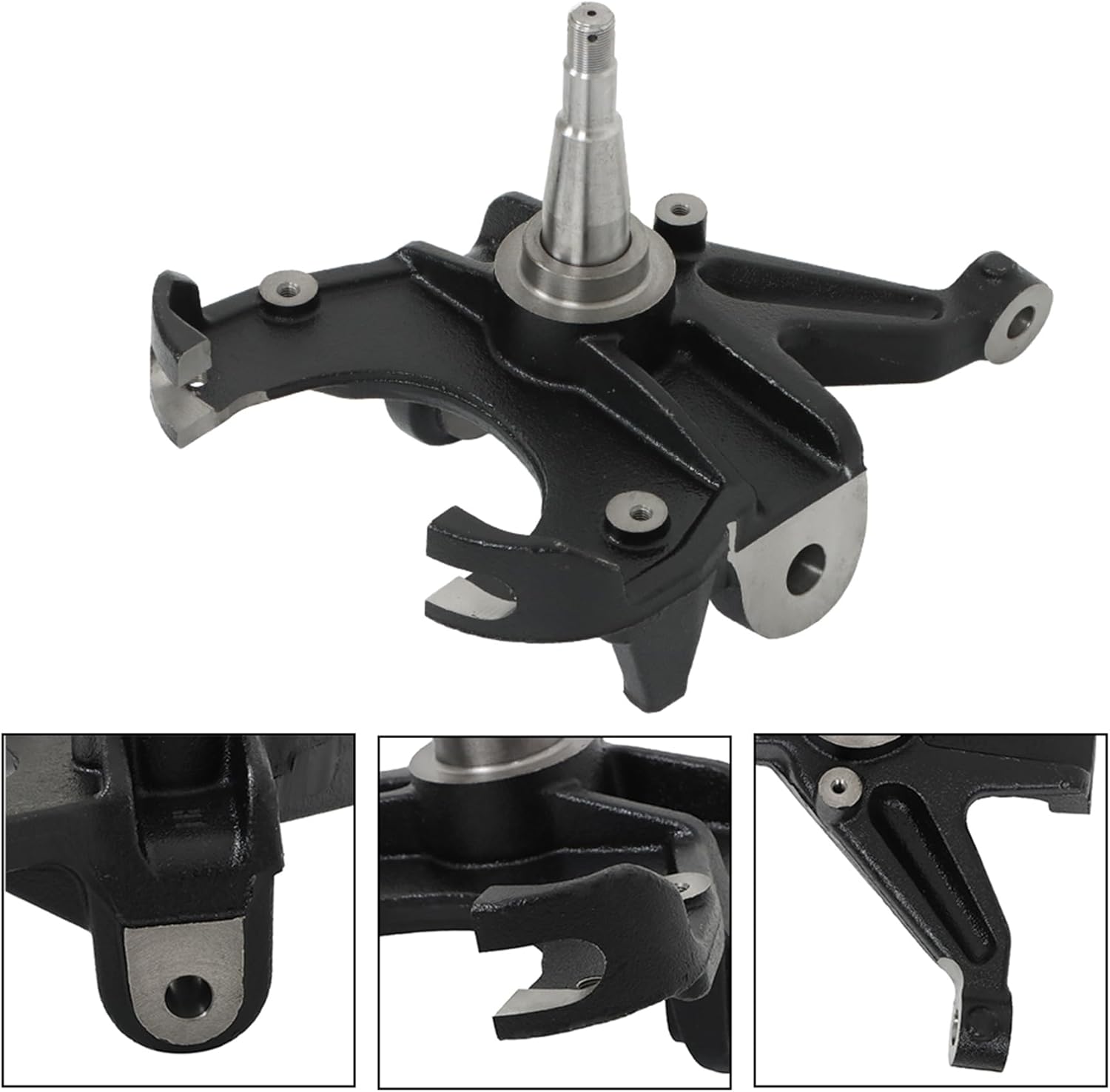 2.5 Inch Front Drop Spindle Drop Kit with 1.25 Inch Rotor Replacement for Chevy C10 2wd 1973-1987