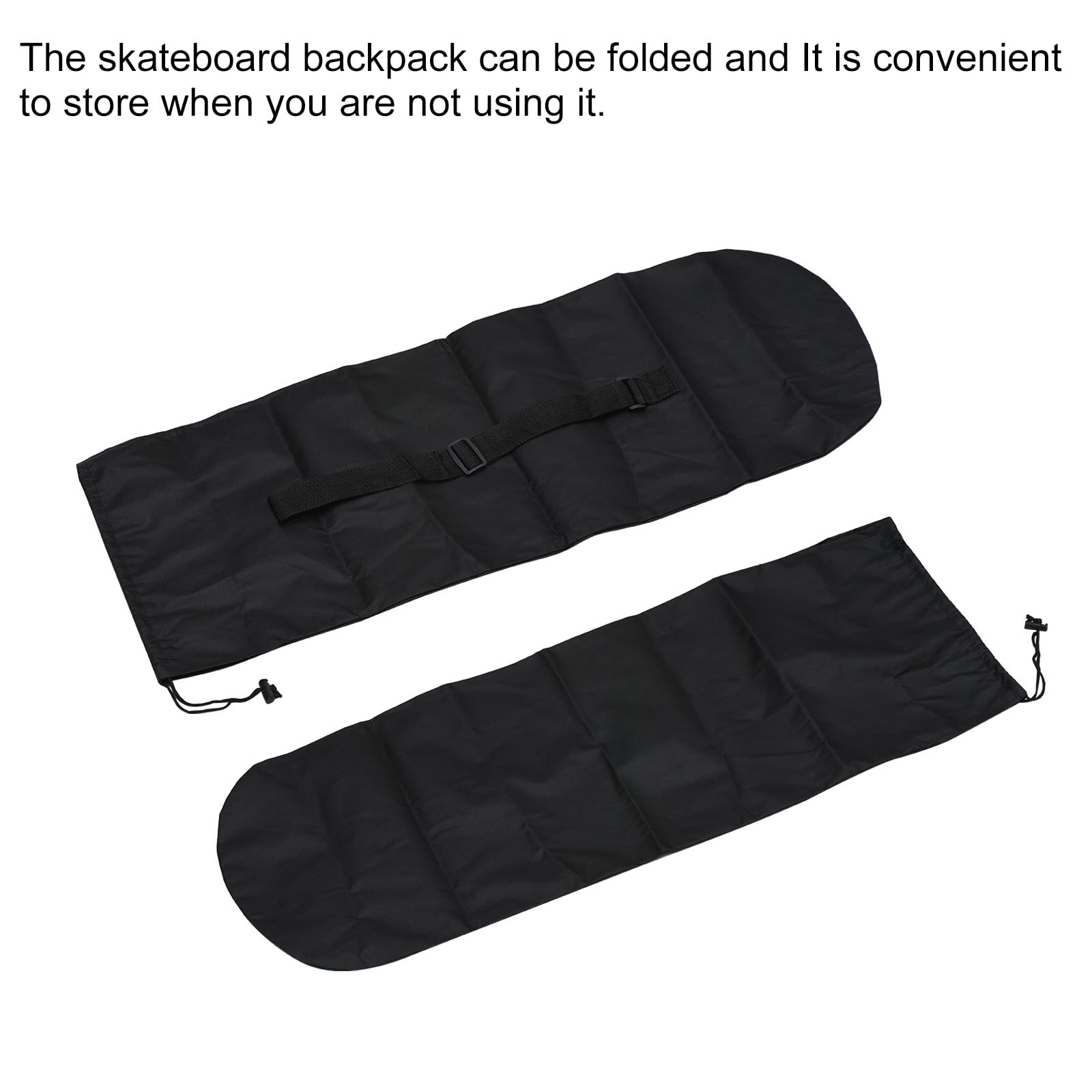 PATIKIL 34.6"x12.5" Skateboard Sac, Skateboard Porter Sac Sac à Dos Imperméable Portable avec Unique Épaule Sangle pour Voyage Skateboarding