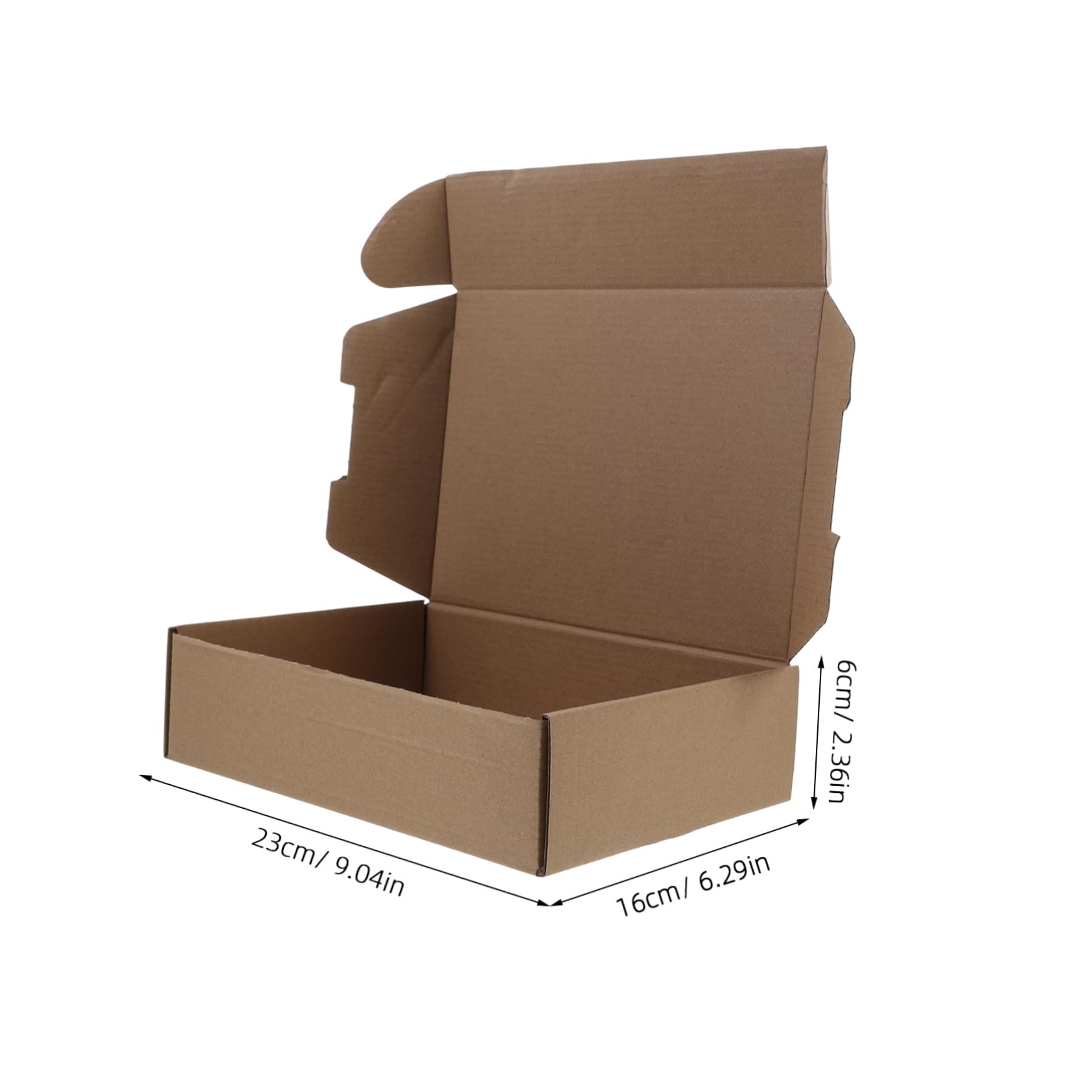 25 Piezas Cajas De Cartón Para Envíos Cajas De Embalaje Para Almacenamiento Para Mudanza y Manualidades
