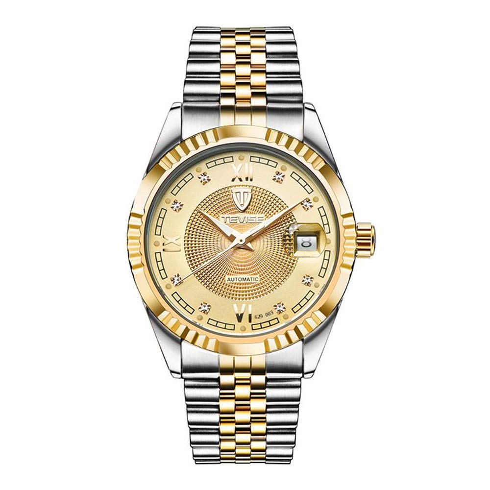 Decdeal Top Brand Men Fashion Luxury Waterproof Wristwatch Semi-Automatic Mechanical Watch Business Mens Watches (B09GG1QKCP) Amazon Price History, Amazon Price Tracker