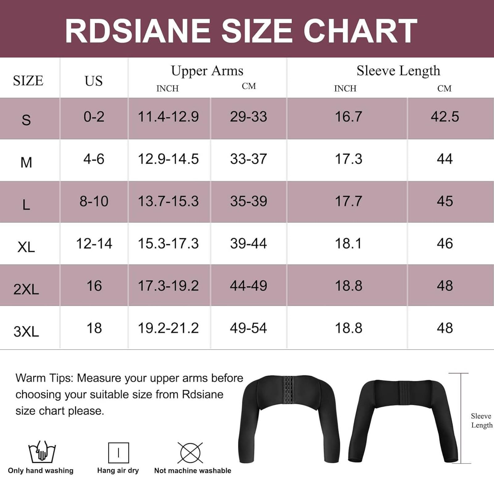 Mangas Moldeadoras Adelgazantes para Brazos Faja de Compresión Postoperatoria Lipo Corrector de Postura Tops Shapewear