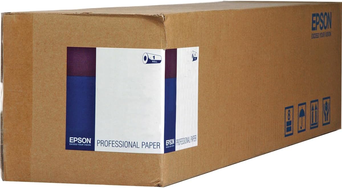 Epson Production Smooth Satin Poster Paper, 175 GSM, 7 mil, 17"x200' Roll