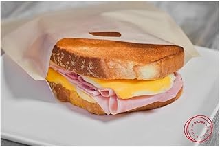 D'Luga Toaster Bags (Pack 10), non sticky reusable toaster bags, perfect to prepare cheese sandwiches, pizza, chicken nugg...