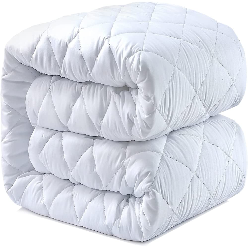 Mattress Topper & Protector 2 in 1 Cotton Blend Heavyweight King Size 150x200cm