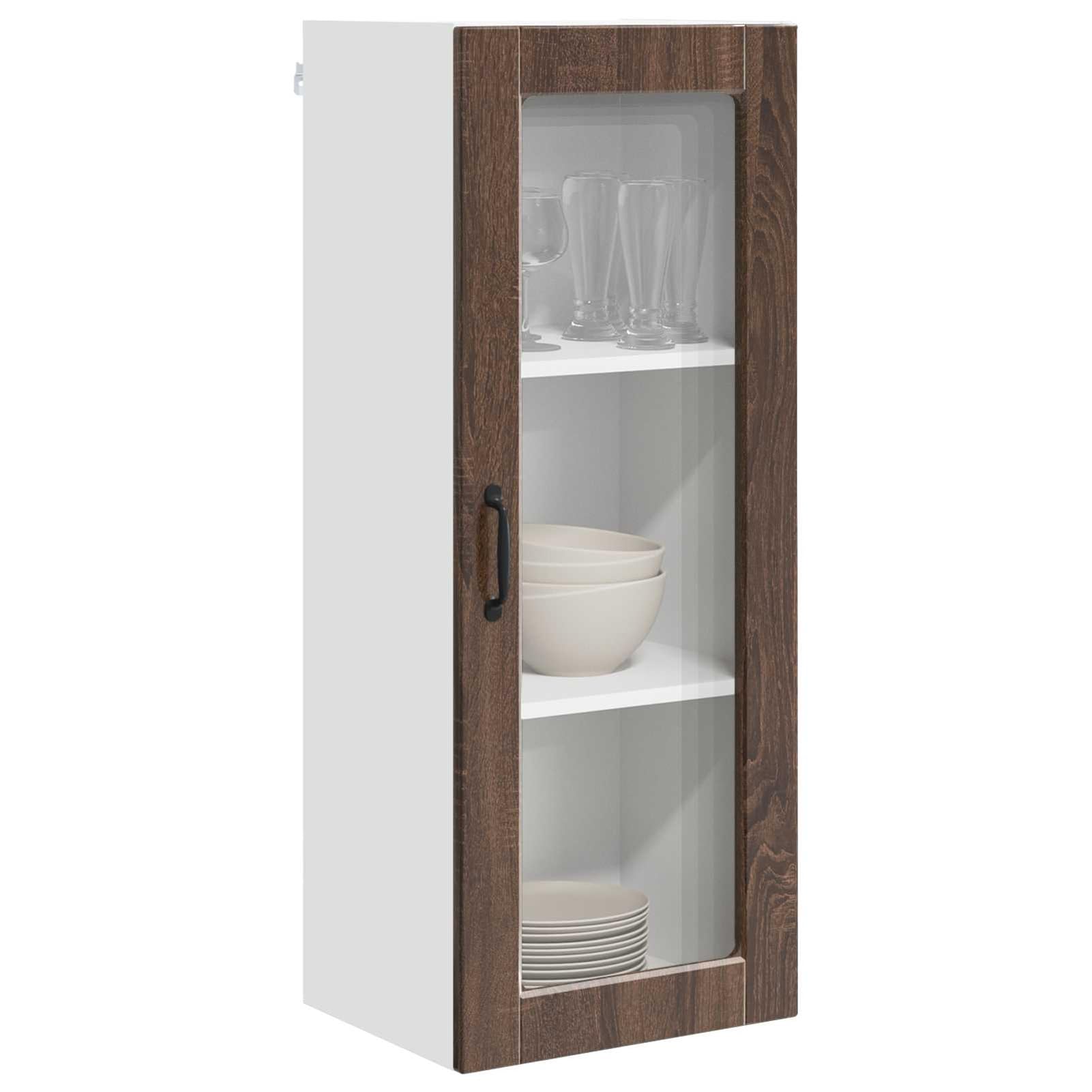 Armoire de cuisine murale chêne pour un intérieur chaleureux et épuré