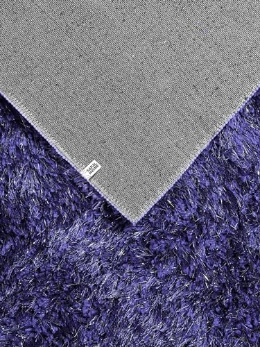 Image of Saral Home Shaggy Modern Carpet (Blue, 45X120 cm)