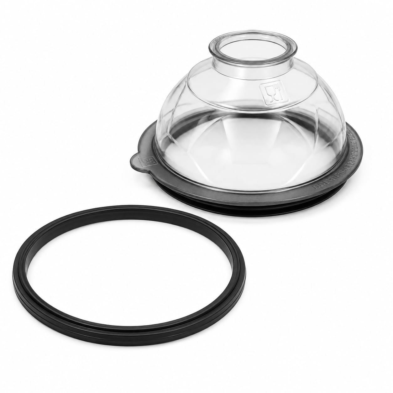 Bajaj Original Dry/Liquid Jar Dome Assembly with Gasket Combo | Compatible with GX8 DLX 750W Mixer Grinder | Transparent Polycarbonate Dome & Food-Grade Rubber Seal | Genuine Replacement Spare-image-13