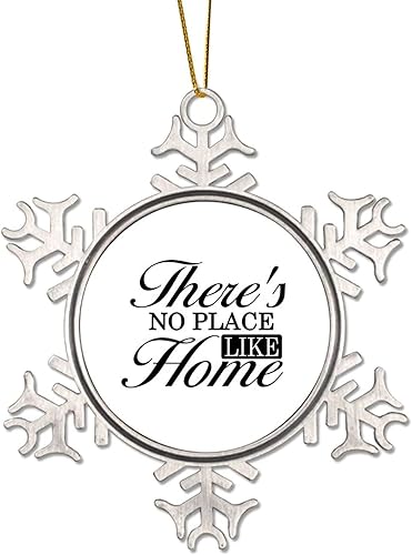 Miniatura 3 de Cita de estaño copo de nieve adornos de Navidad Chaos Creator Adornos para árbol de Navidad, decoración colgante de metal de Navidad, recuerdo de