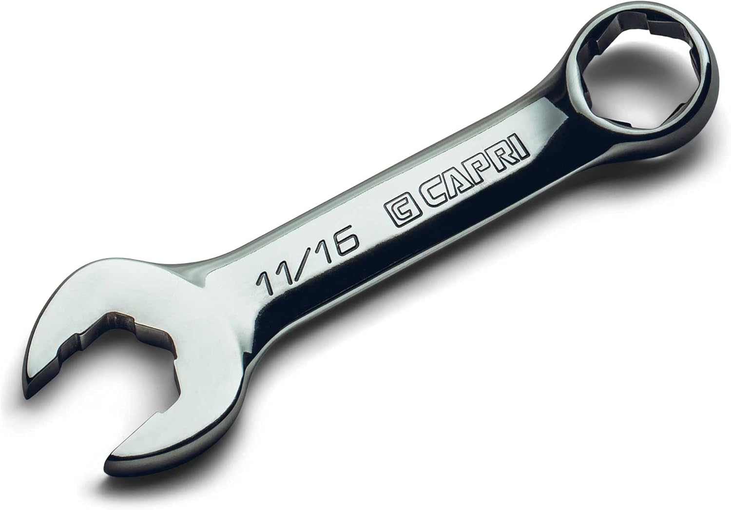 Capri Tools 3/4 in. WaveDrive Pro Stubby Combination Wrench for Regular and Rounded Bolts