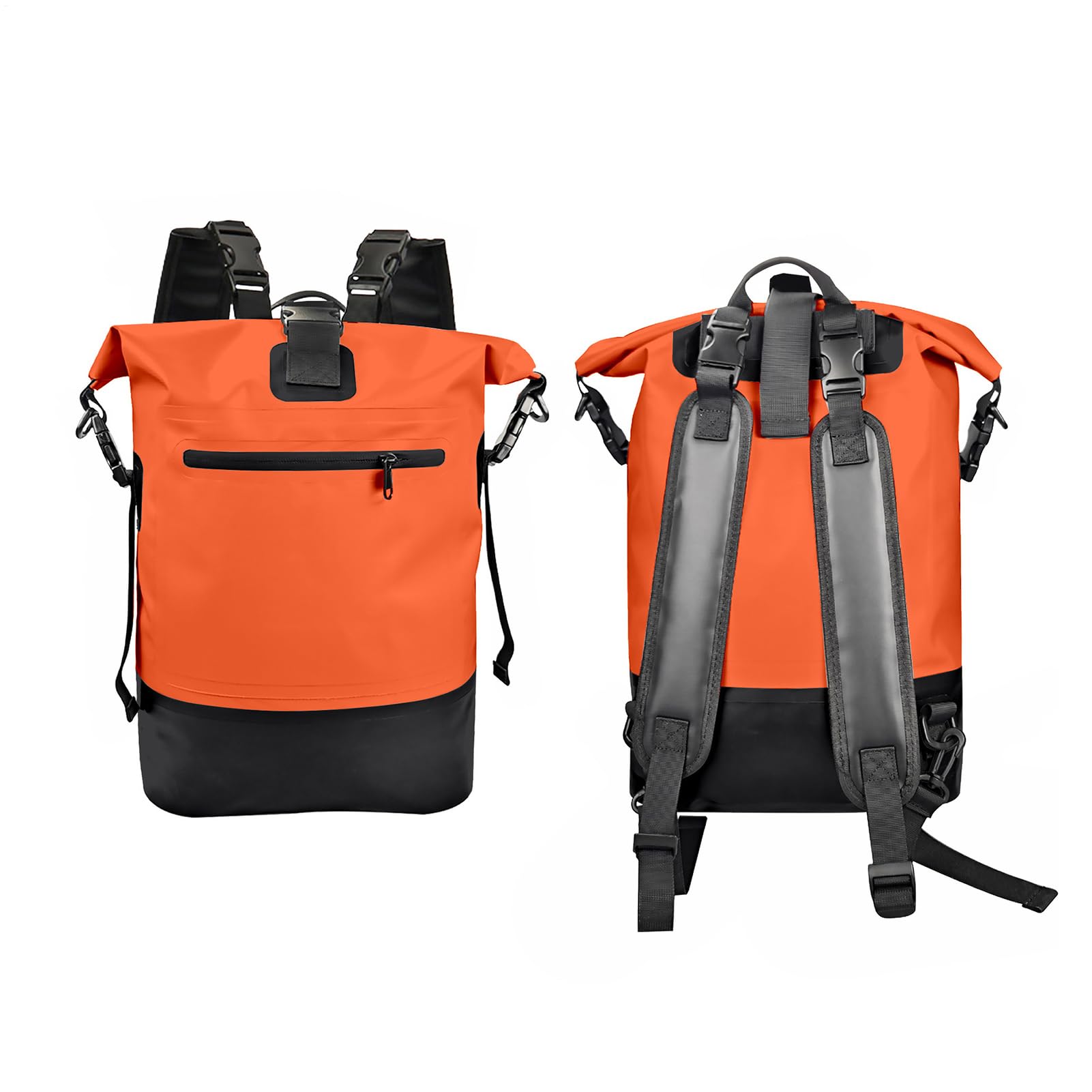 Zaino impermeabile - Borsa da viaggio da 25 litri con chiusura a rullo, zaino da escursionismo, per uomini, campeggio, alpinismo, escursionismo, spiaggia, palestra, sport