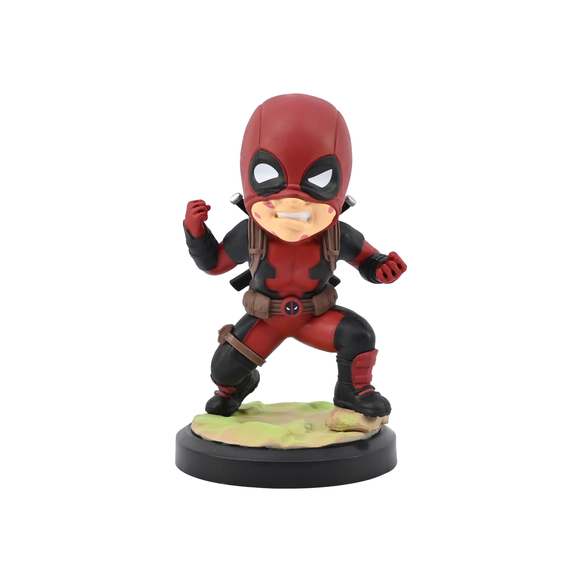 YuMe Deadpool Imitating Someone, 4.2" Mini Figure Collectible in Hero Window Box, Red, 9 cm