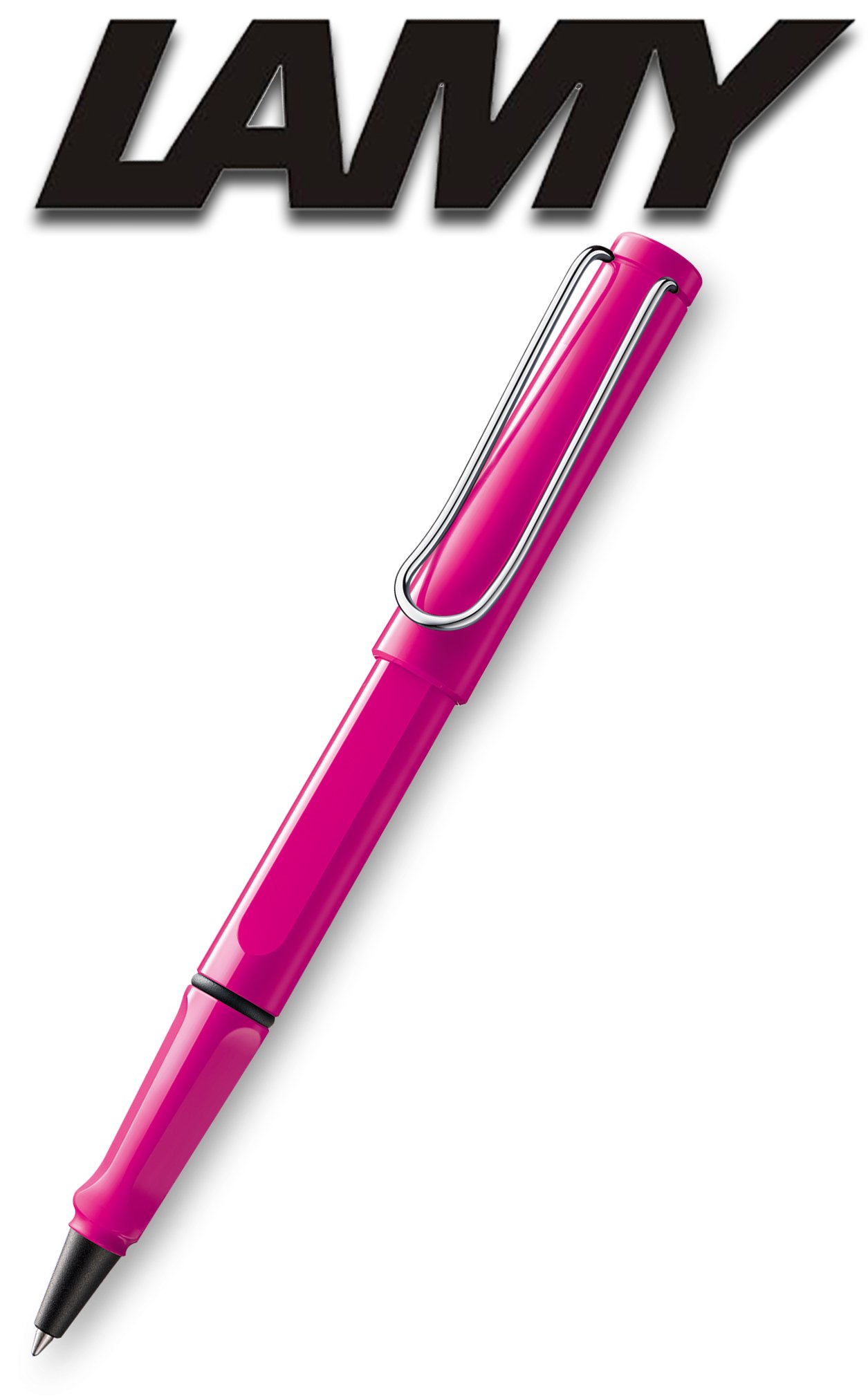 Lamy Safari Set [F?ller + Kugelschreiber + Tintenroller + Bleistift] (inkl. Ersatzminen + Patronen, Pink)