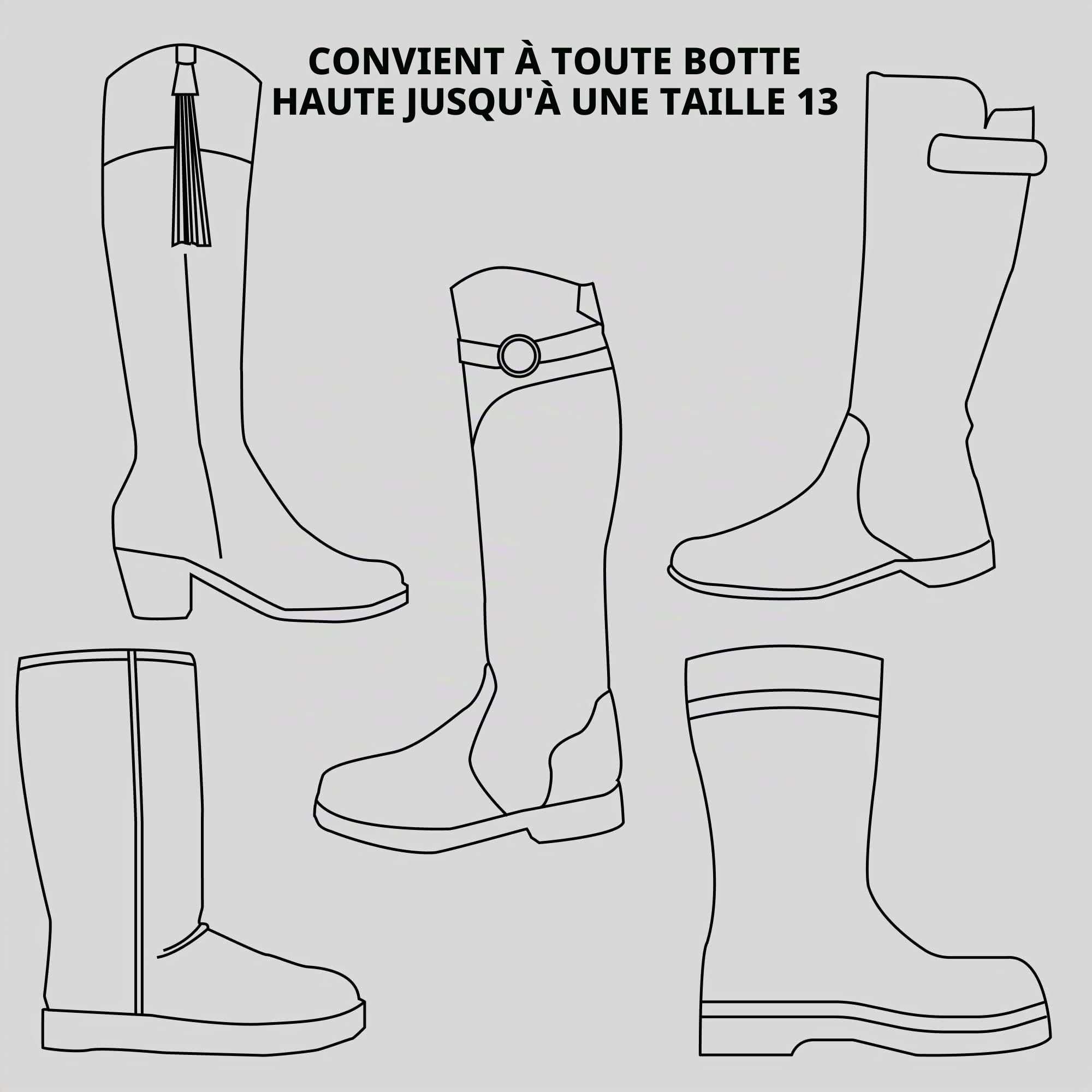 Case4Life Bottes en Caoutchouc Sac résistant à l'eau Espace de Rangement Voyage Mallette de Transport - Garantie à Vie