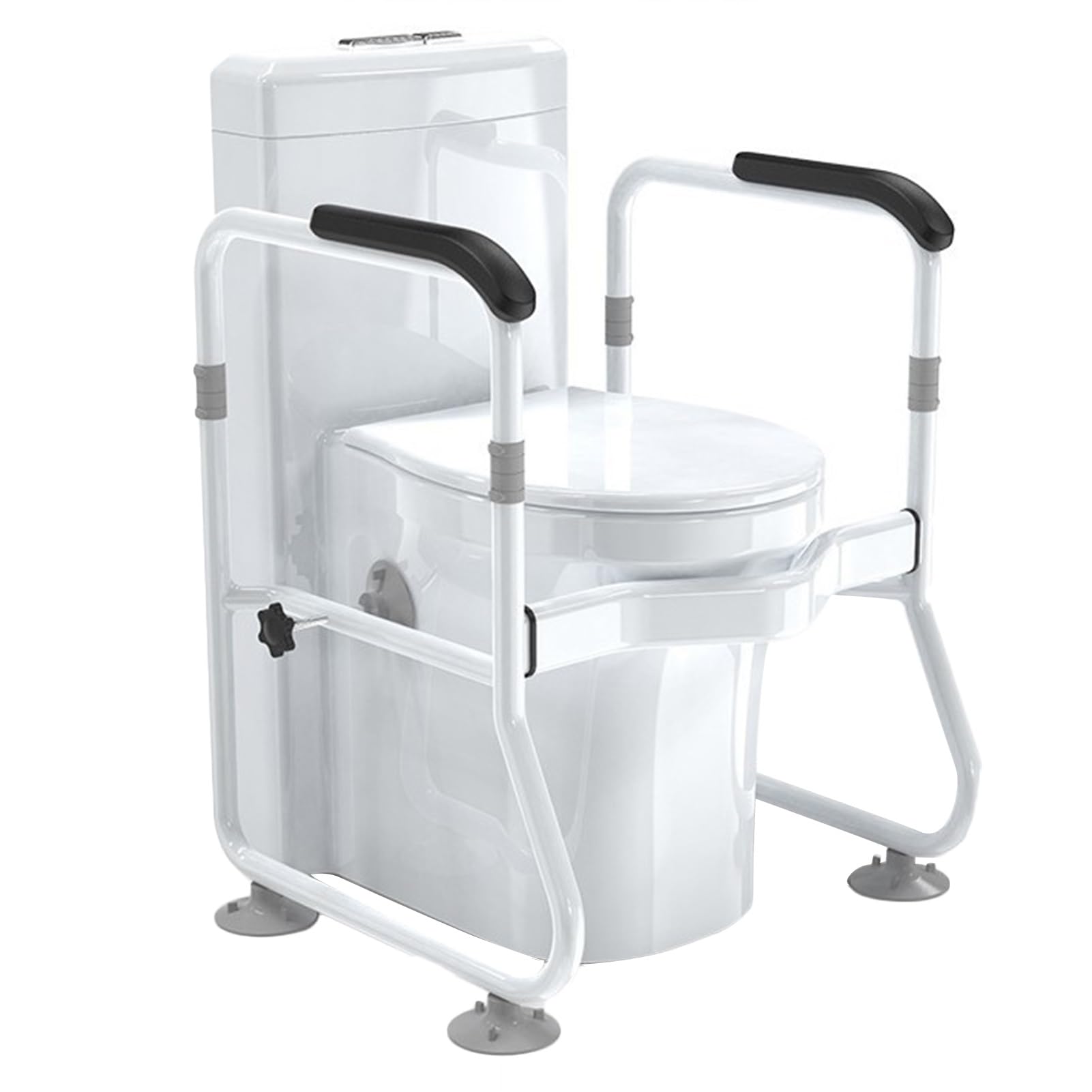 Barre D'appui For Toilettes, Rampes De Toilettes Réglables, Barre D'appui Autonome For Personnes Âgées Et Handicapées, Barre D'appui For Toilettes À Installation Rapide Et Facile