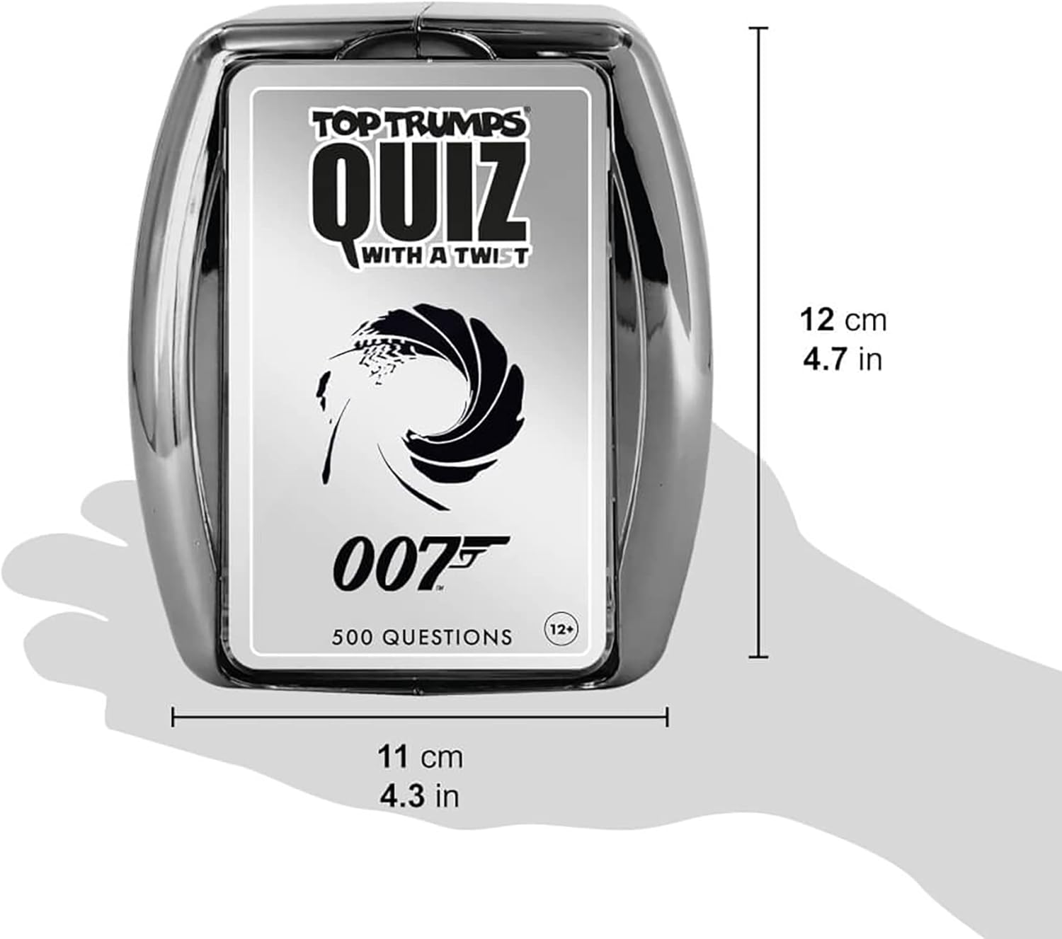 Top Trumps James Bond Movie Trivia Game: Quiz Games - Trivia Quiz - Kids Games - Games for Adults - Great Travel Games and Road Trip Games - Trivia Outdoor Games 2+ Players