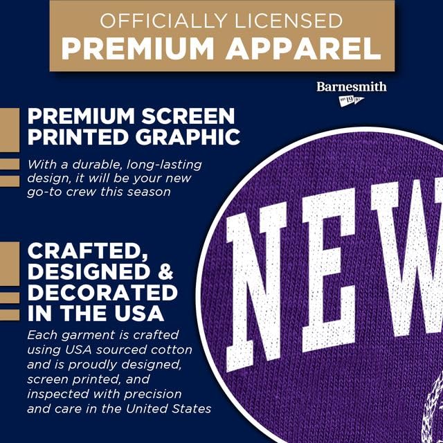Image of Ivysport Crewneck Sweatshirt for College, Heritage Logo, Color, Adult Unisex