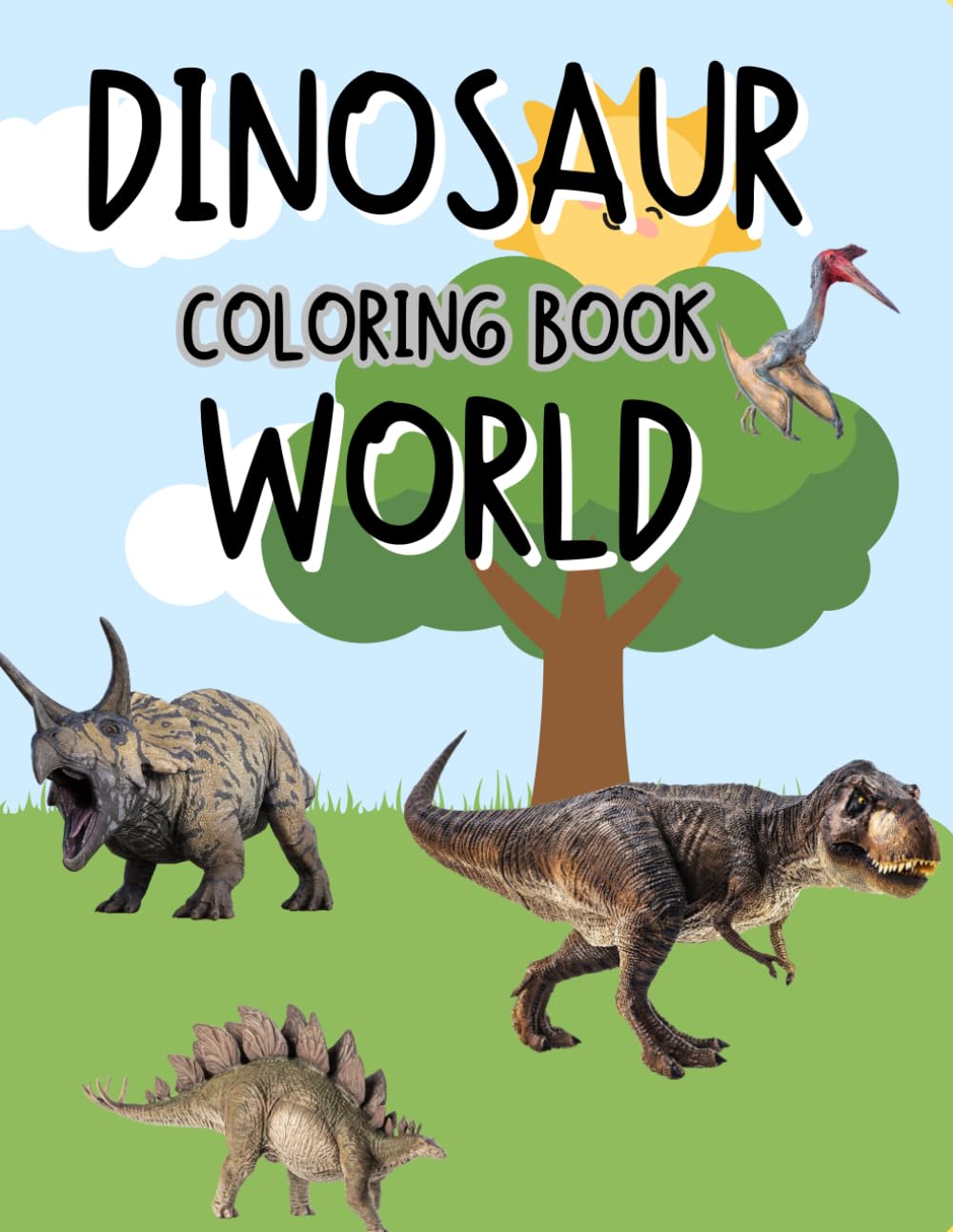 Dinosaur World coloring book