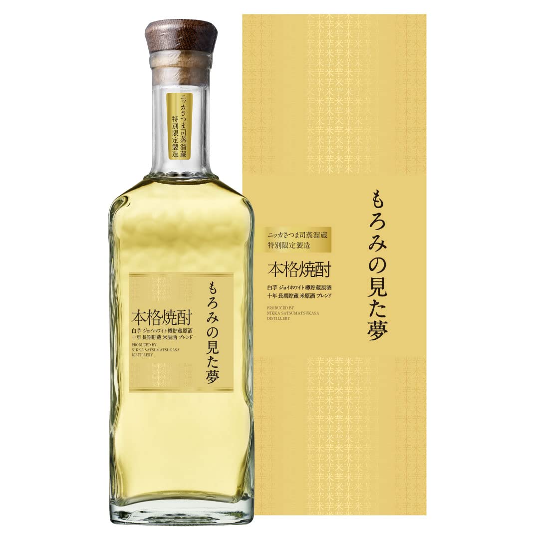 ニッカウイスキー　もろみの見た夢 　本格焼酎　　500ml Amazon.co.jp: 本格芋米焼酎 もろみの見た夢 27度 720ml 鹿児島県