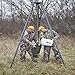 Guide Gear Tripod Portable Game Hanger Deer Hoist Lift System for Hunting, Hide Skinning, Field Dressing