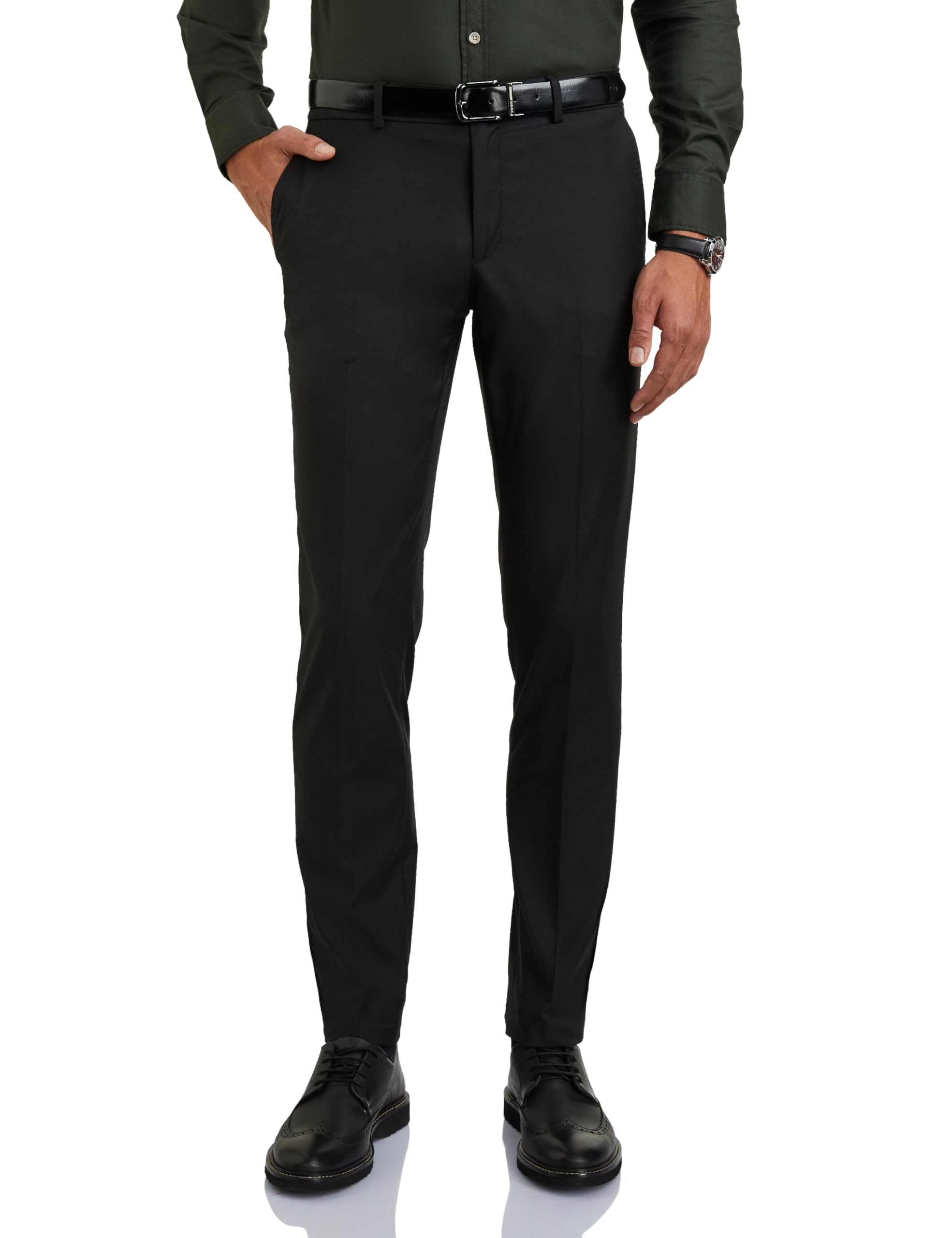symbol premium Men's Slim Fit Formal Pants-picture-45