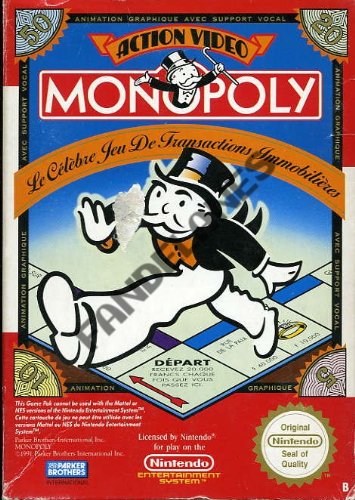 Monopoly - Version française - NES Cover