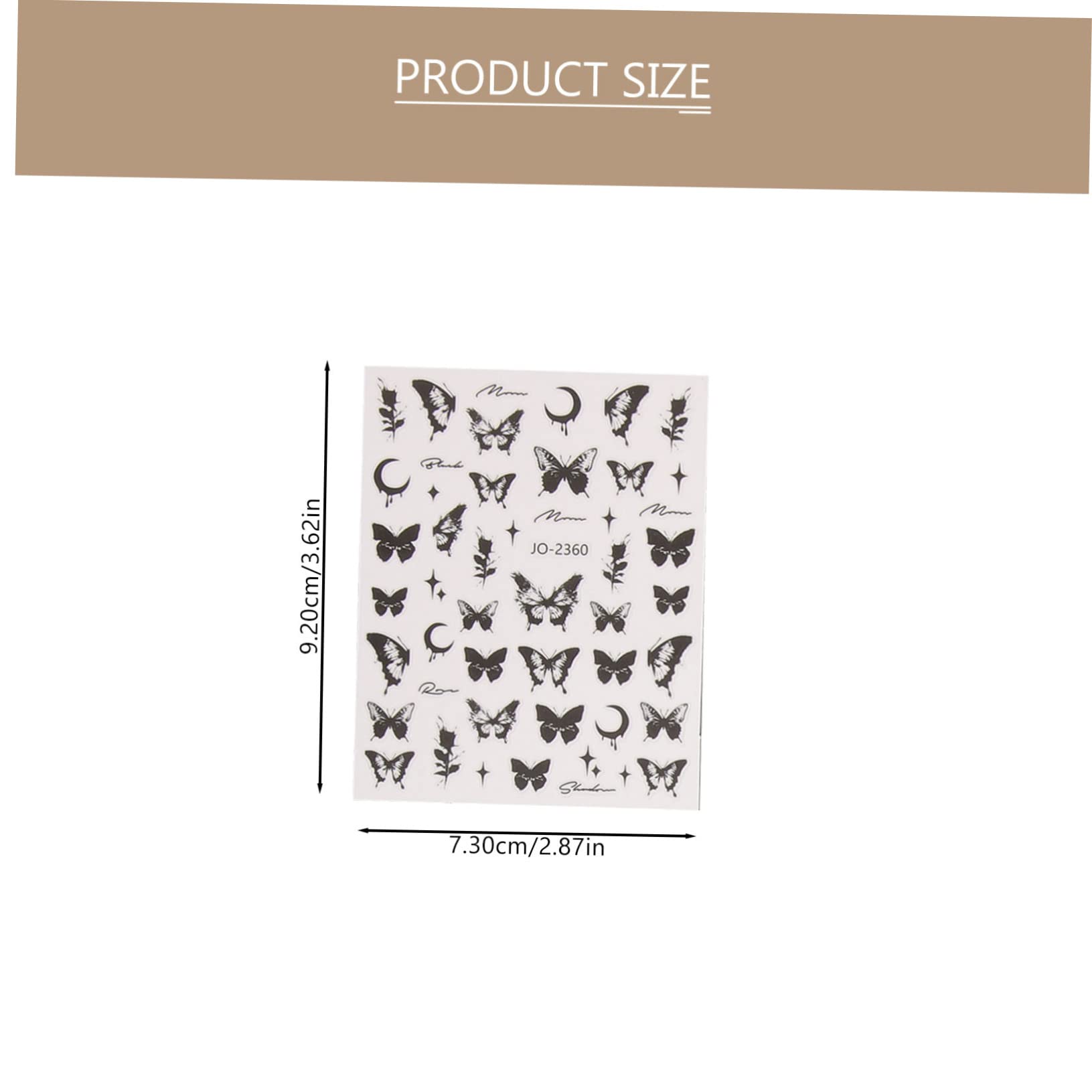CALLARON 60fogli Adesivi Per Unghie Nail Art Stickers Per Decorazioni Estive e Invernali Facile Applicazione Per Design e Creativi Per e Speciali