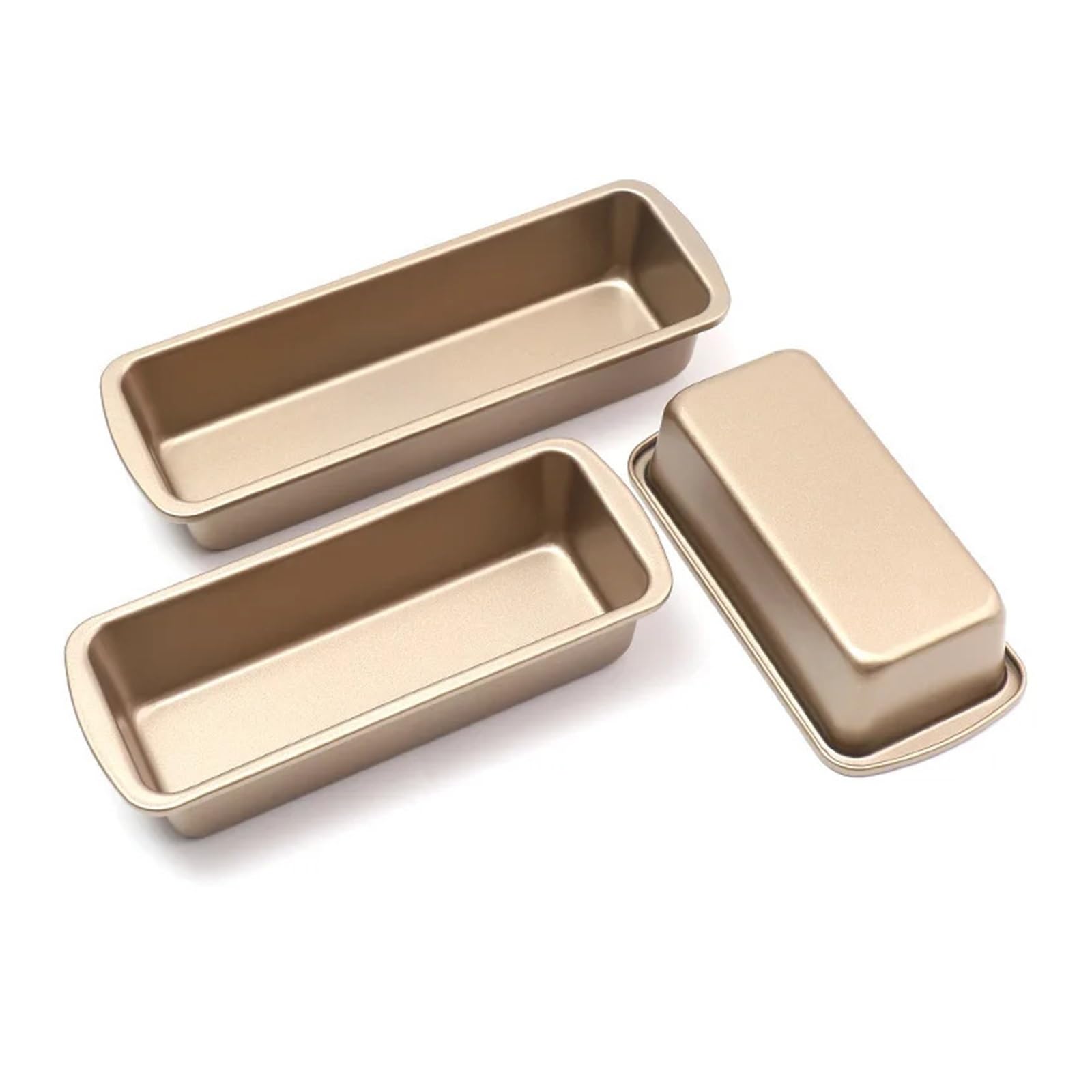 Generico Teglia Antiaderente in Acciaio al Carbonio for Pane e Torte(3pcs)