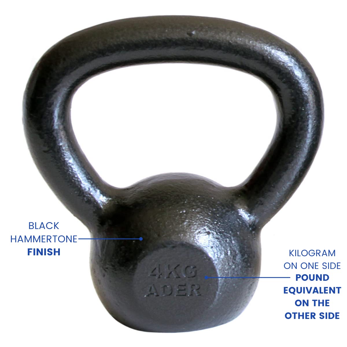 Ader Premier Kettlebell- (4 Kg)