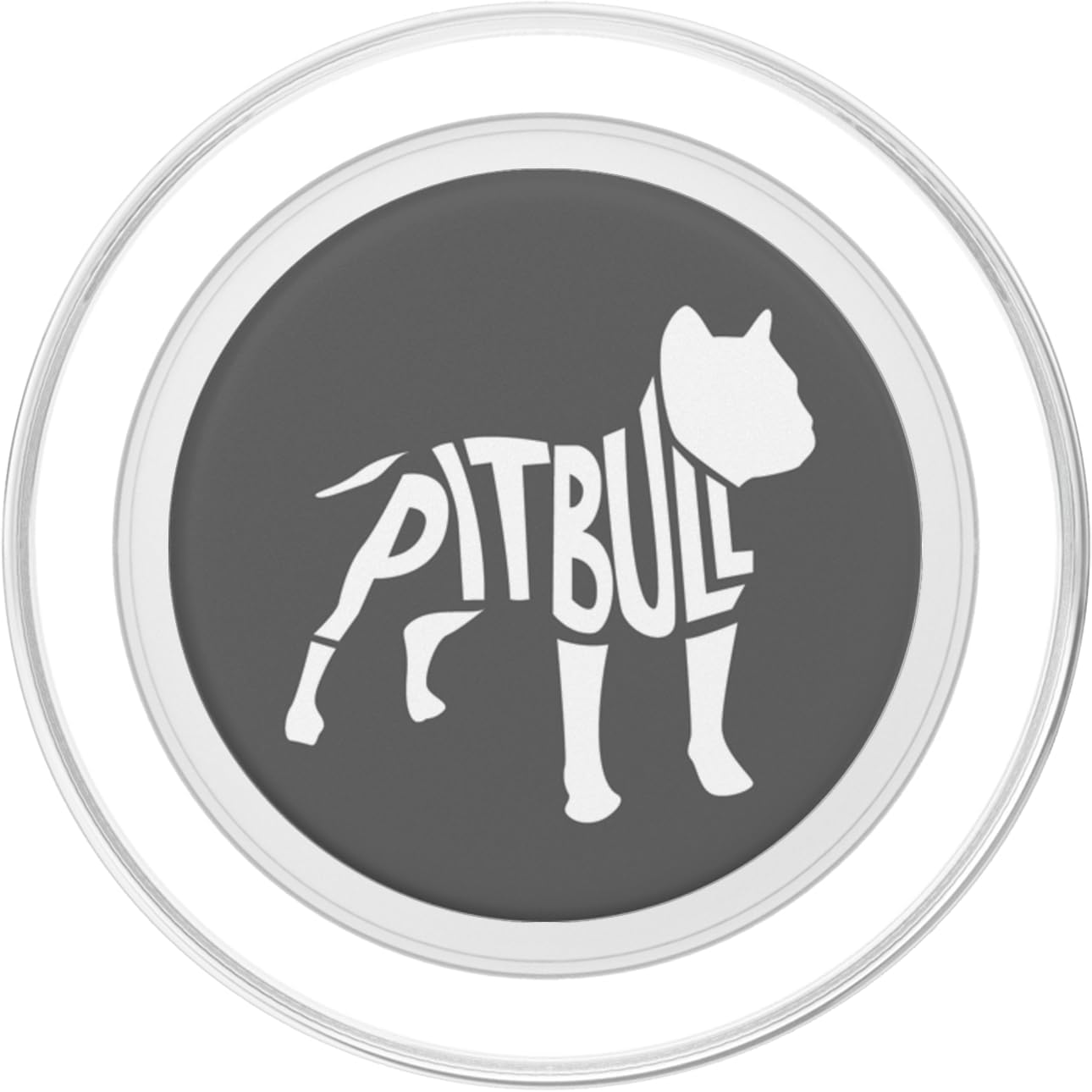 "PopSockets Cell Phone Stands - Smartphones & Tablets - ""Brave New Look Pitbull Typographic""" PopSockets PopGrip for MagSafe