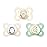 MAM Variety Pack Baby Pacifier, Includes 3 Types of Pacifiers, Nipple Shape Helps Promote Healthy Oral Development,0-6 Months, Unisex, 3 Count (Pack of 1)