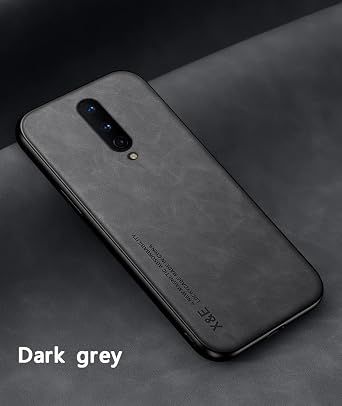 Kepuch Silklike Case for Oneplus 8 - Cover Bumper Built-in Metal Plate for Oneplus 8 - Black